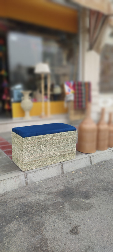 نیمکت باکس حصیری