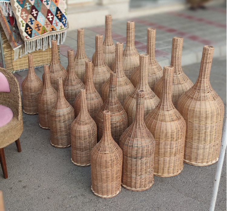 گلدون پامپاس استوانه ۴ تیکه