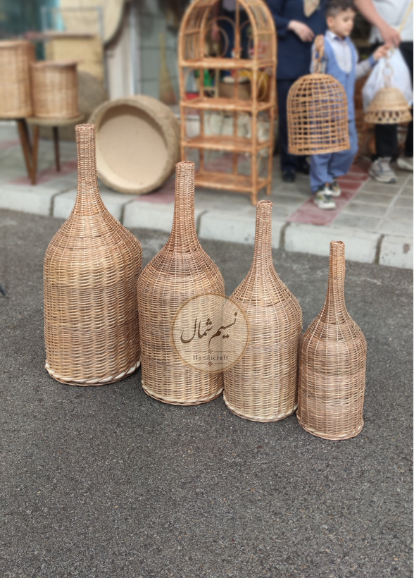 گلدون پامپاس استوانه ۴ تیکه