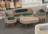 کاناپه حصیری با میز ۹۰در۶۰